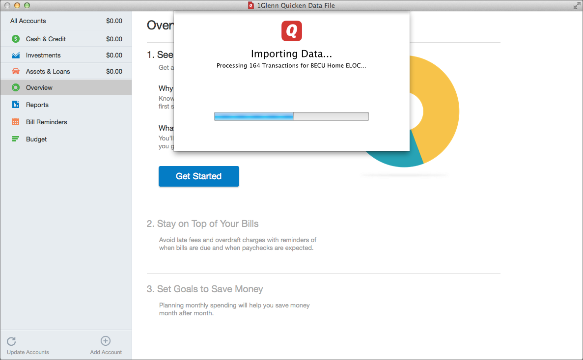 quicken for mac recurring charges